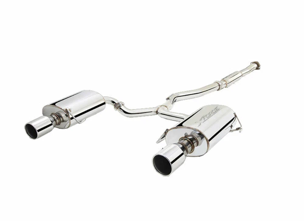 Subaru Legacy GT 2004-2009 Cat-Back Exhaust 3_ Dual Side Oval Muffler XFORCE ES-SL05-CBS